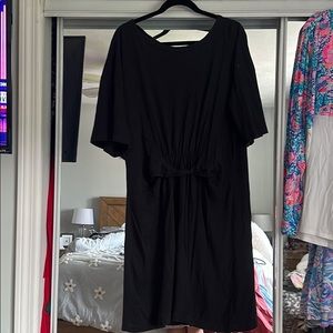Aerie black tshirt dress